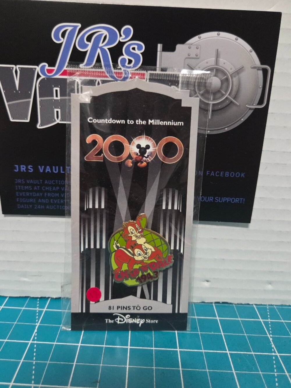 Disney DS Countdown to the Millennium Series Chip 'N Dale Enamel Pin